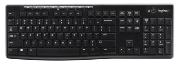 TECLADO K270 LOGITECH ESPAÑOL INALÁMBRICO RECEPTOR USB