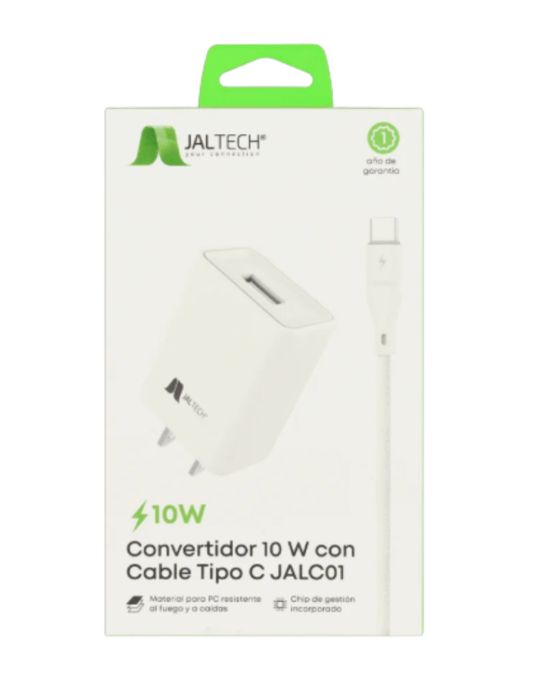 CARGADOR 10W CON CABLE TIPO C