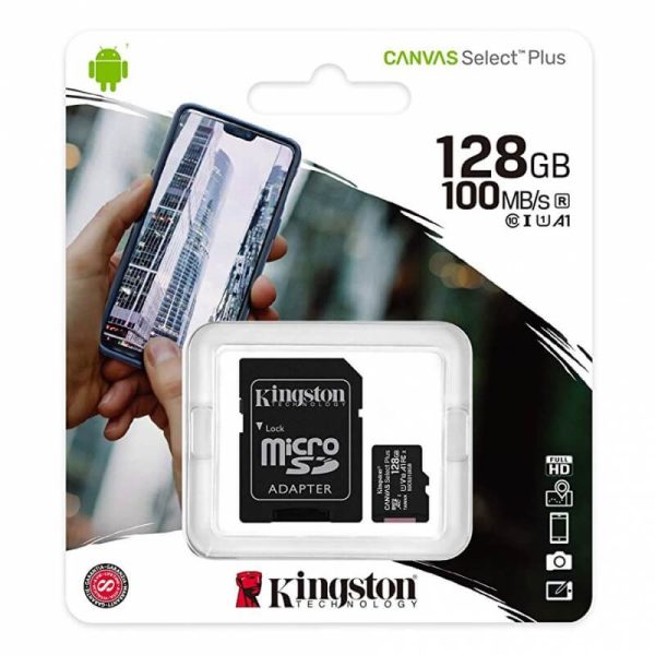 MICRO SD 128GB CLASE 10 KINGSTON